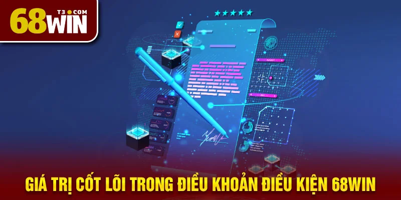 Giá trị cốt lõi trong điều khoản điều kiện 68WIN