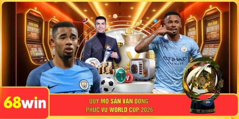 Quy mô sân vận động phục vụ World Cup 2026